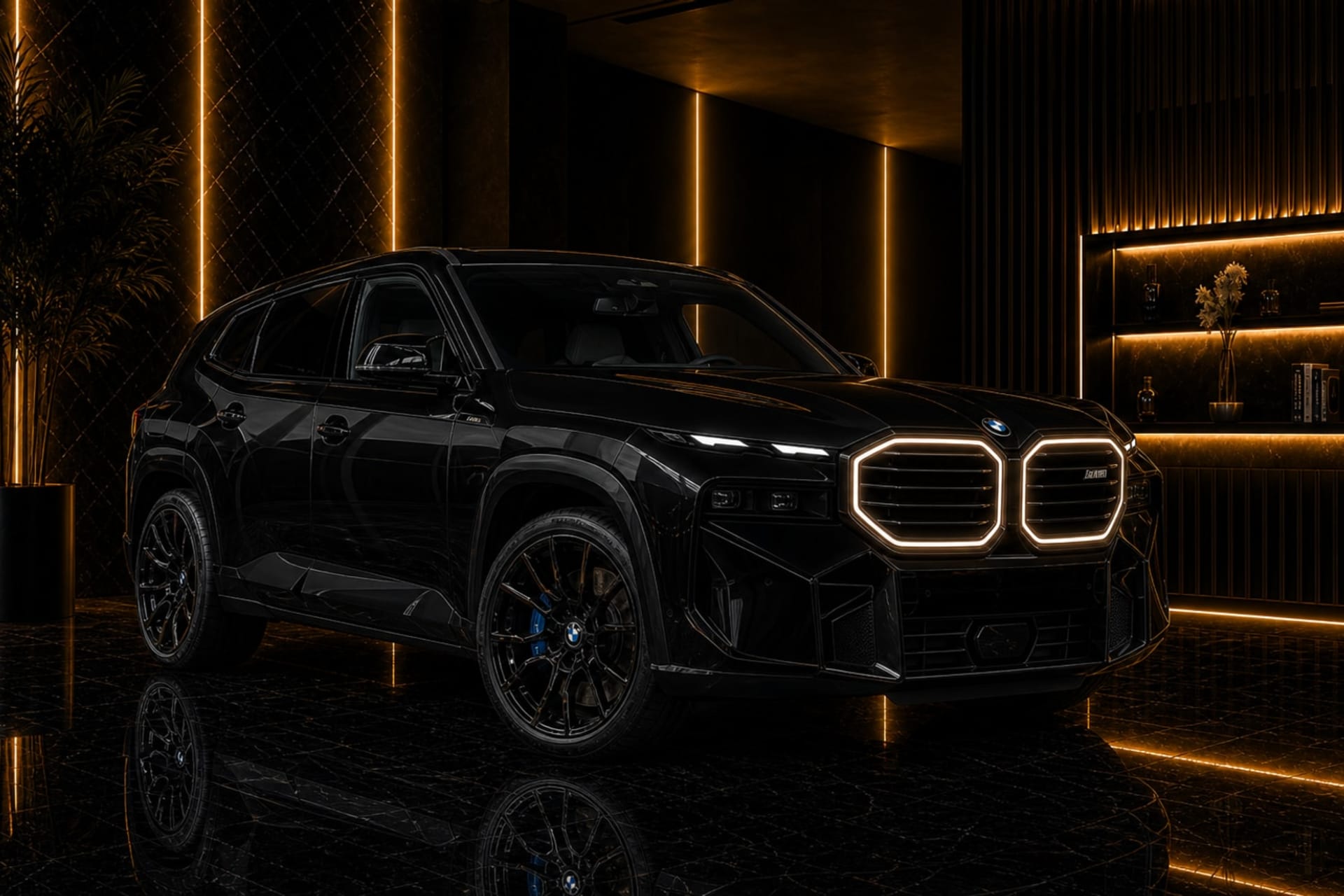 Actual BMW XM rental car in Dubai with DreamRides luxury car rental UAE
