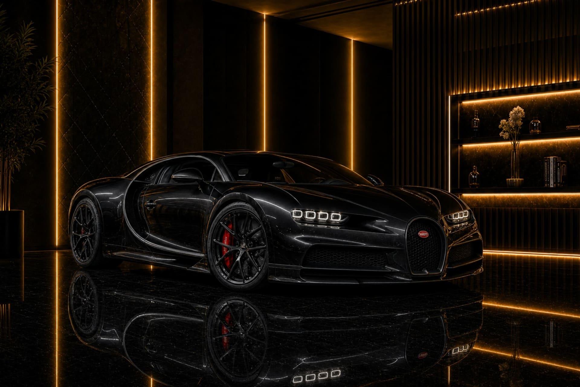 Actual Bugatti Chiron rental car in Dubai with DreamRides luxury car rental UAE