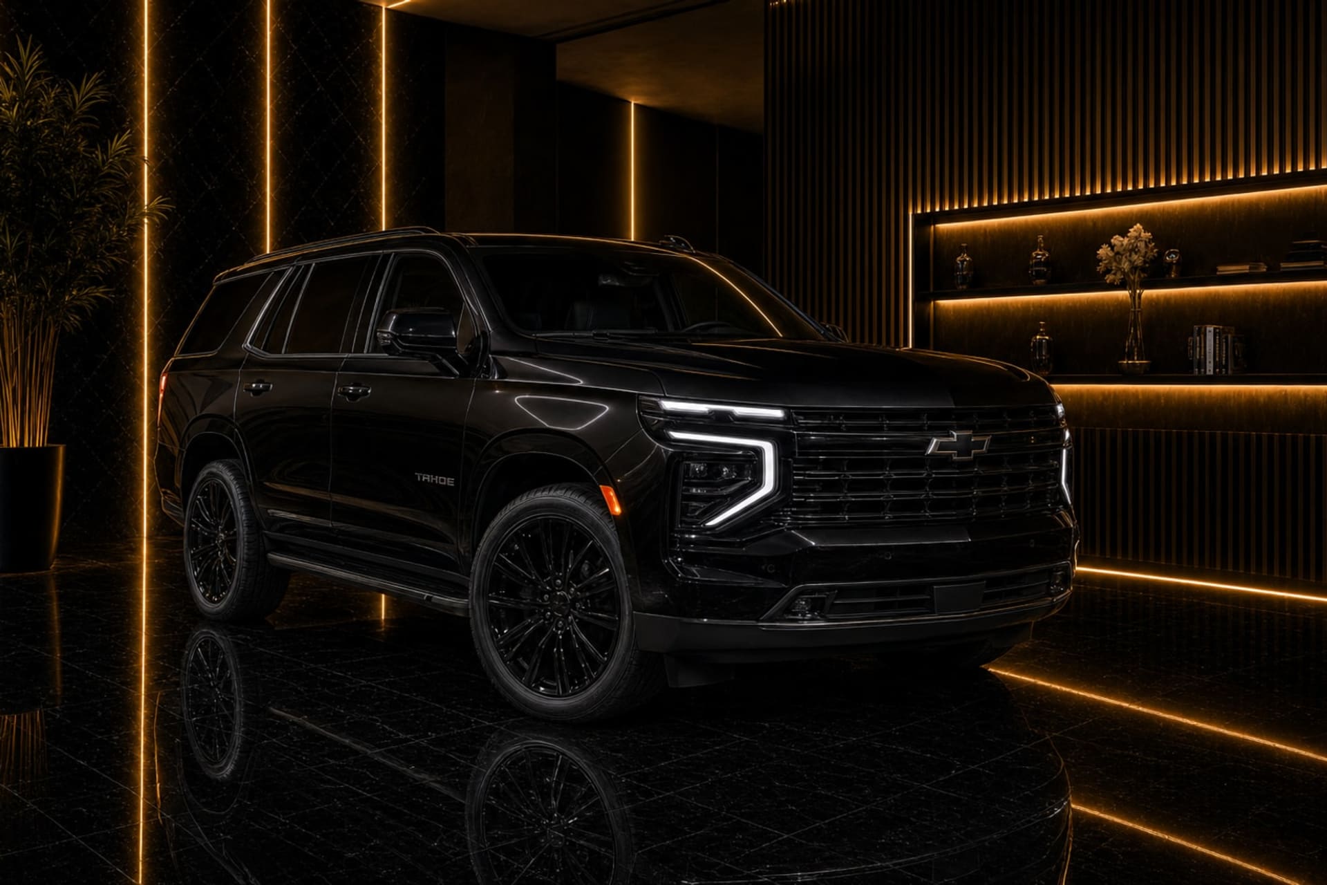 Actual Chevrolet Tahoe rental car in Dubai with DreamRides luxury car rental UAE