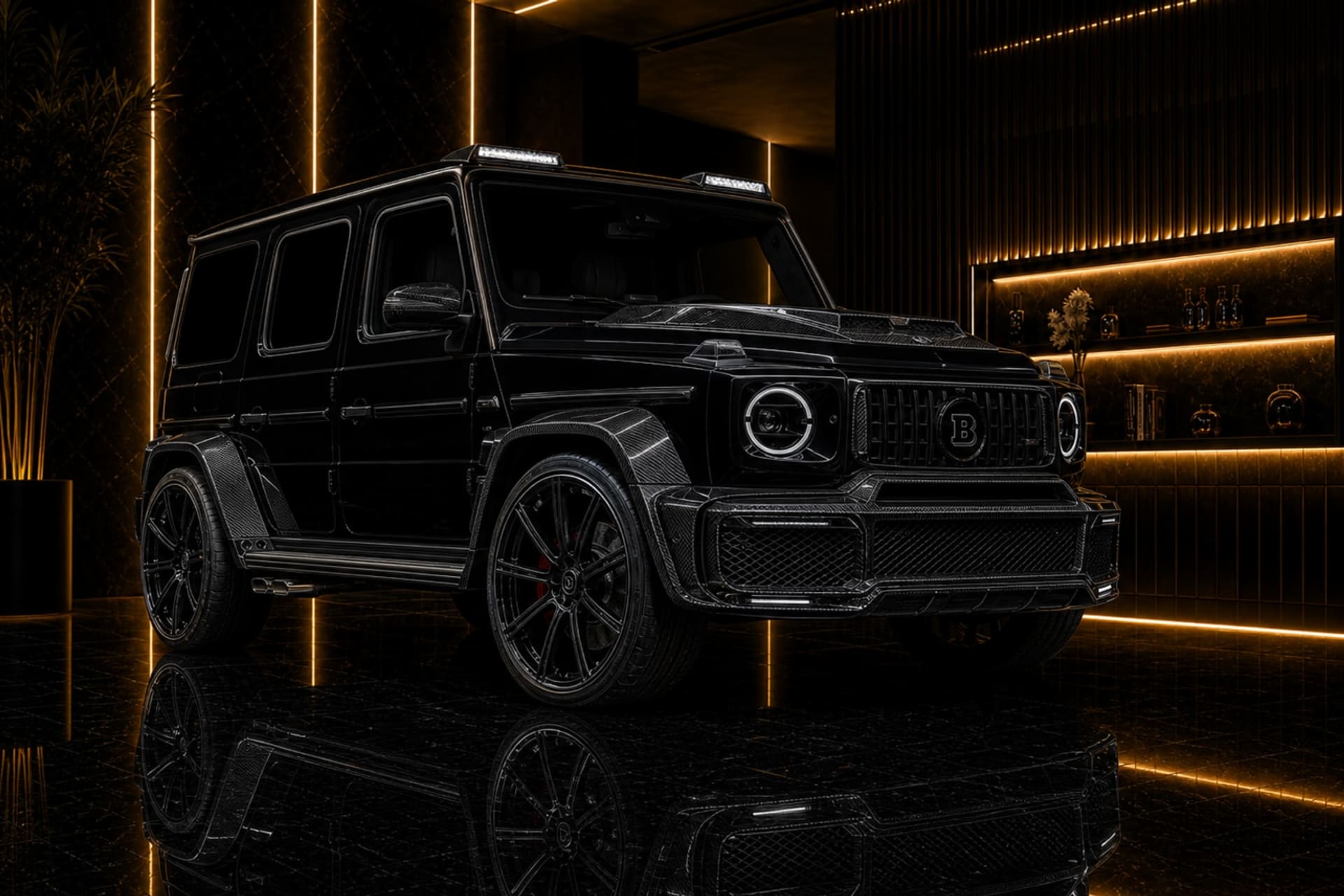 Actual Mercedes-Benz G63 Brabus rental car in Dubai with DreamRides luxury car rental UAE
