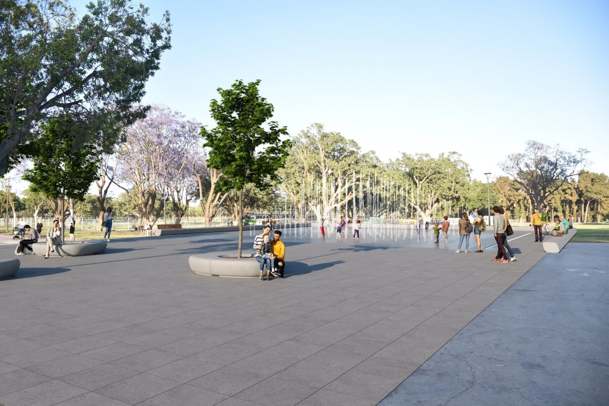 מזרקות מים, הפארק הלאומי רמת גן - תמונה 1