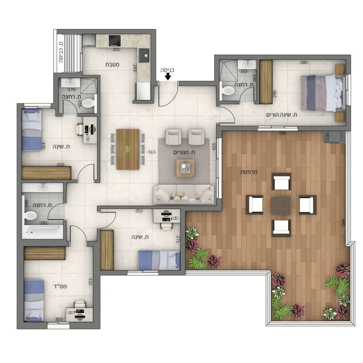 Sales floor plan example 6