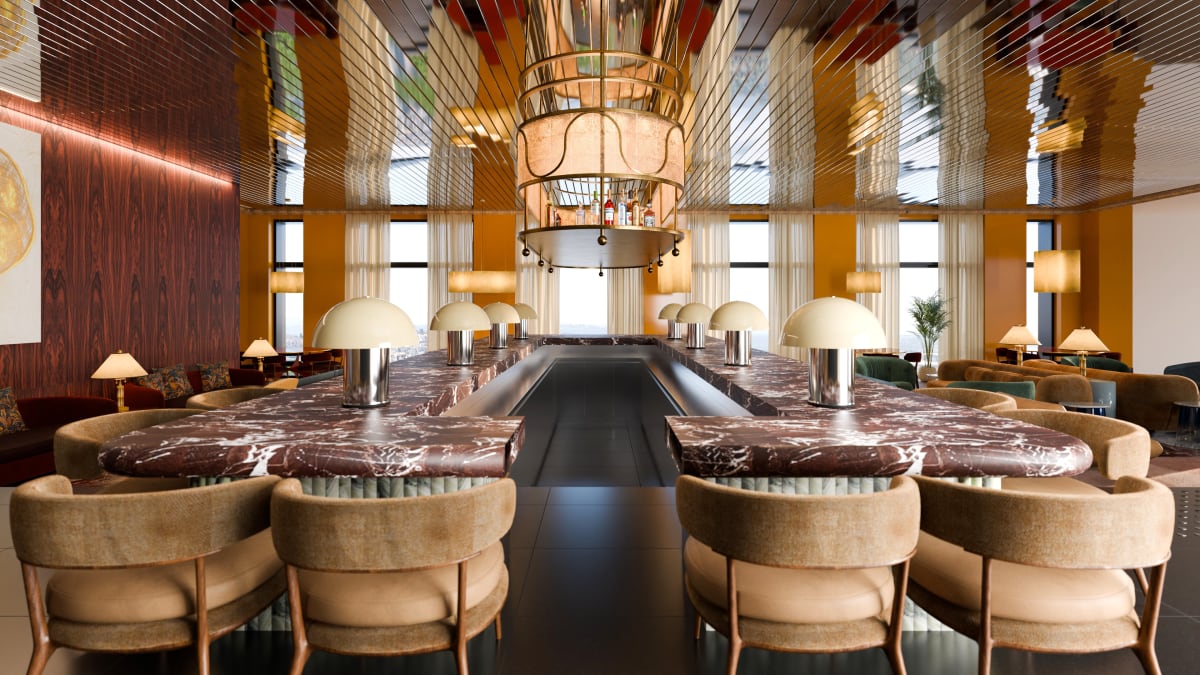 לובי מלון כרמים - תמונה 1