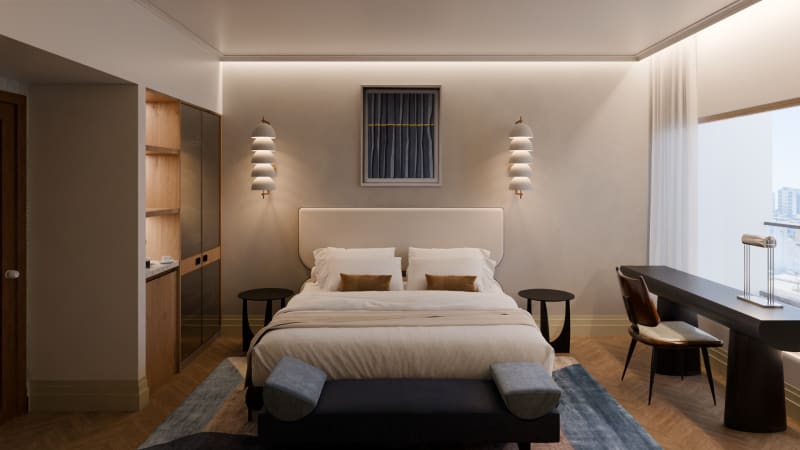 קרלטון תל אביב - חדר לדוגמא