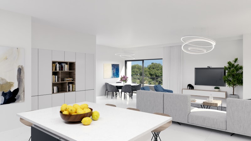 Pinski 25 - Penthouse Interior Visualizations - 4