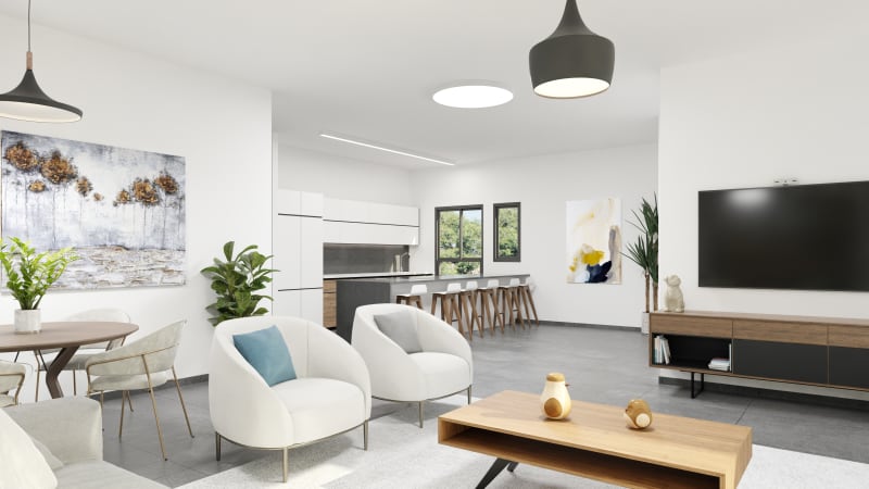 Pinski 25 - Penthouse Interior Visualizations - 7