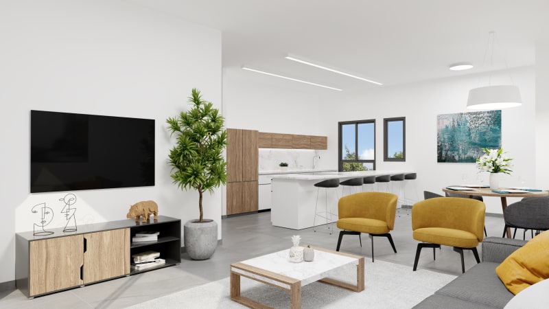 Pinski 25 - Penthouse Interior Visualizations - 11