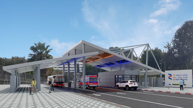 Ziv Hospital Entrance Gate - 2