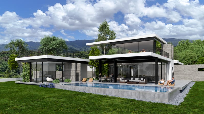 Villa Renderings in Panama - 3