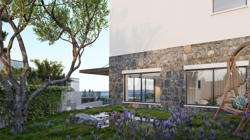 וילות פלאקה - חזית