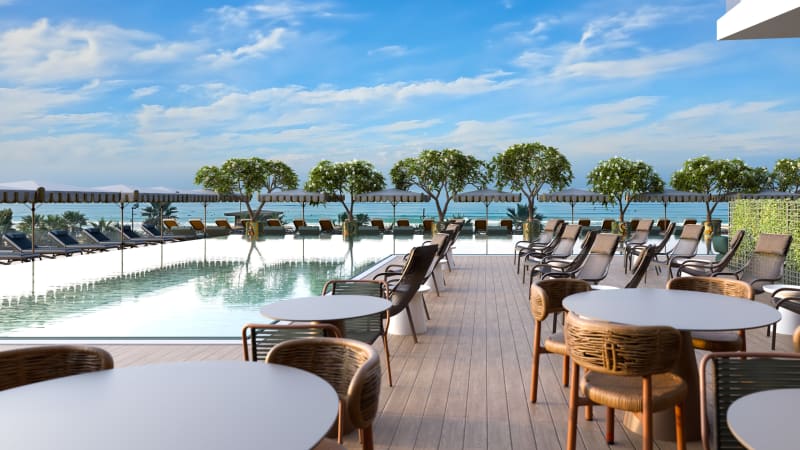 Pool at Sun Hotel, Bat Yam - 12