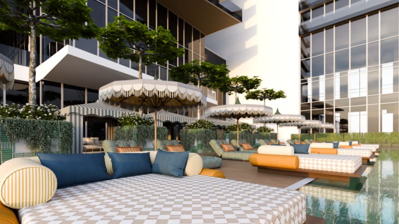 Pool at Sun Hotel, Bat Yam - 9