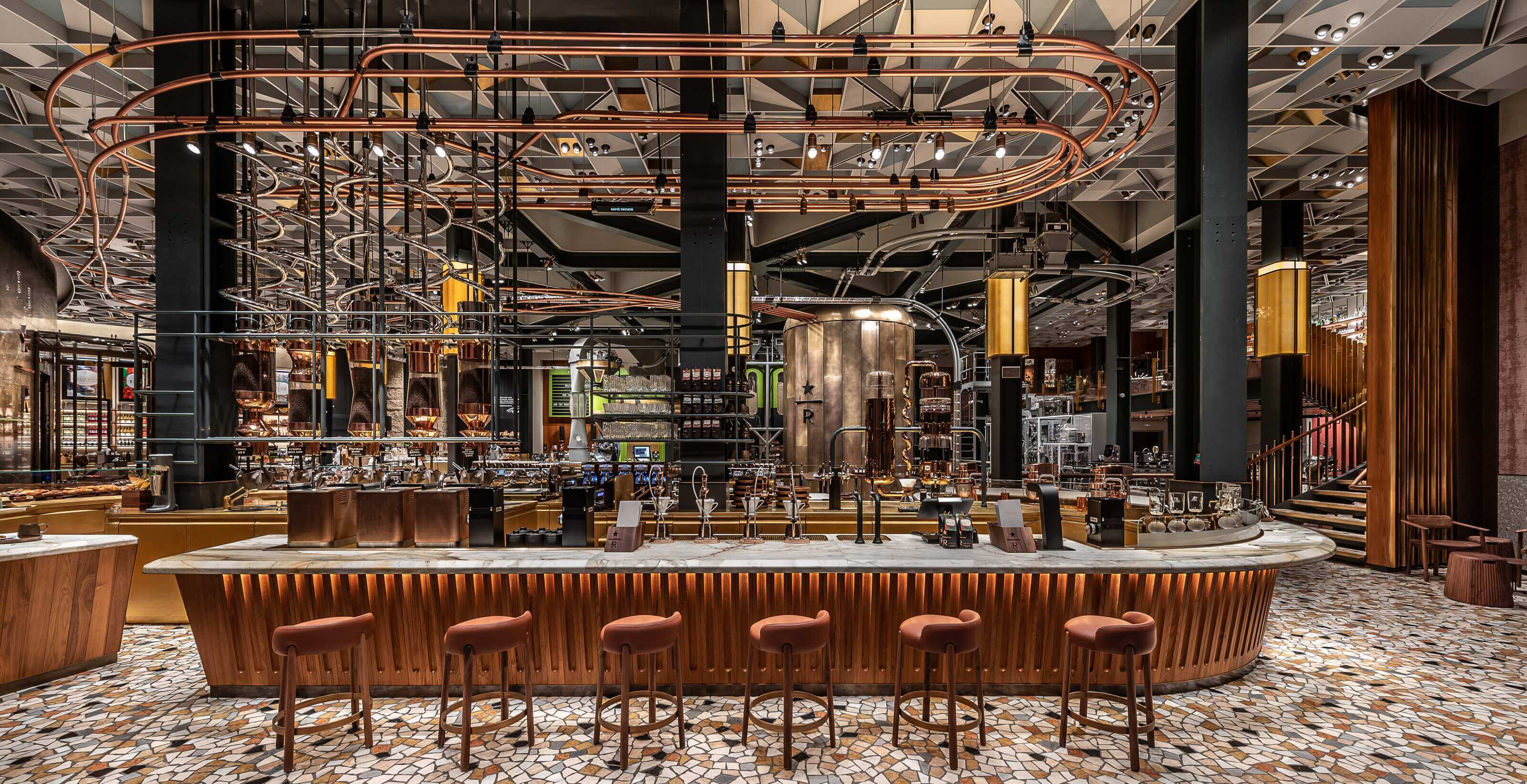 Cassina bar for Starbucks