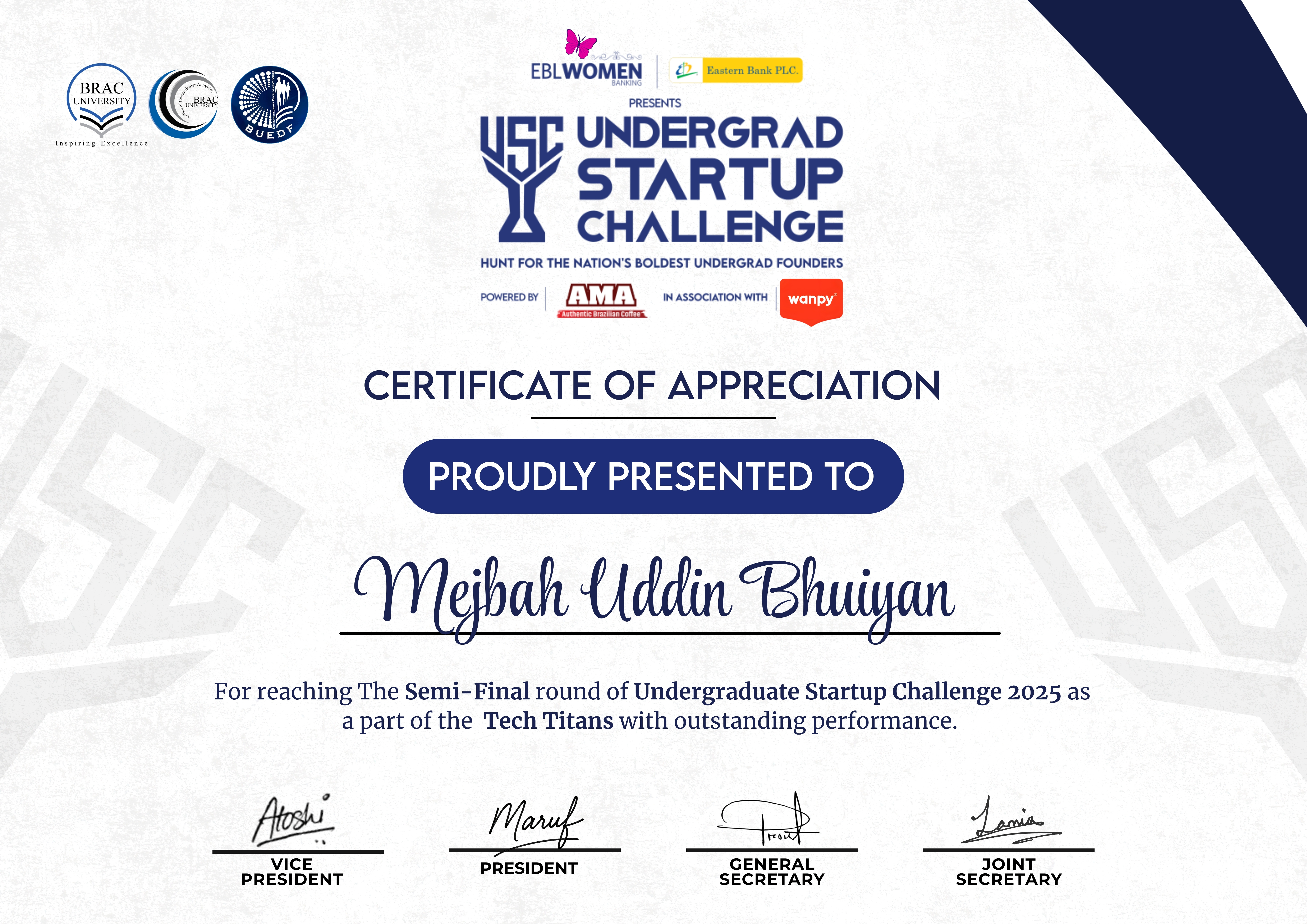 Undergrade Startup Challenge