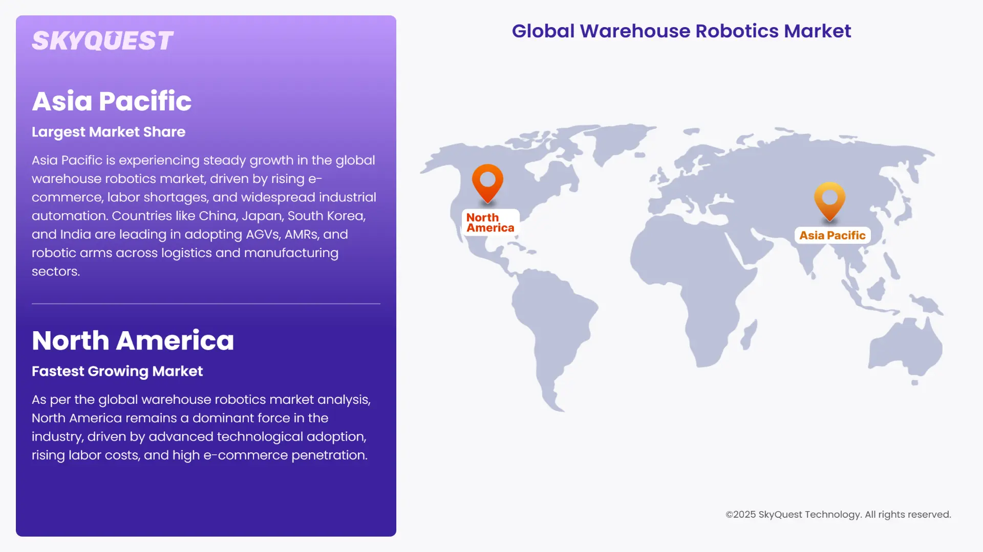 Warehouse Robotics Market Regional Analysis