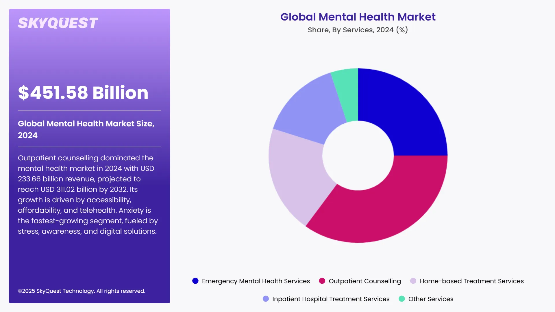 Mental Health Market Segments Analysis