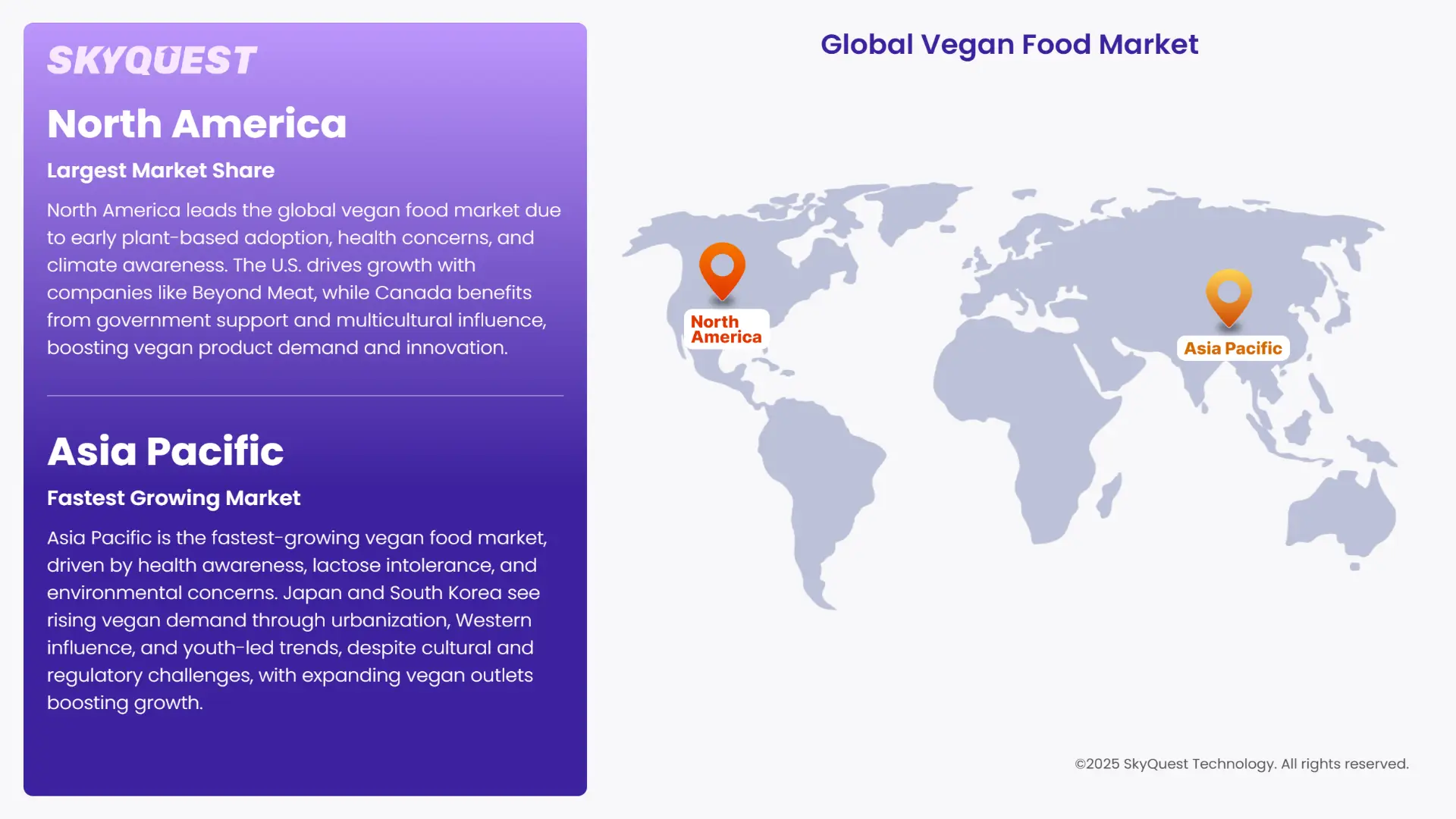 Vegan Food Market Regional Insights