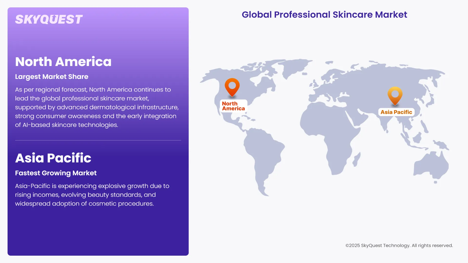 Professional Skincare Market Geographical Analysis