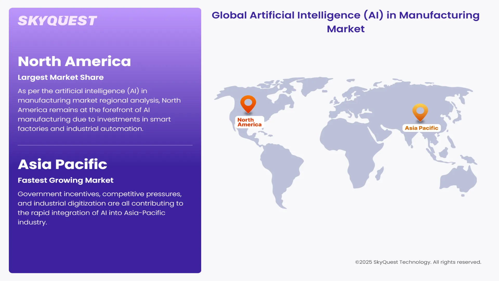 Artificial Intelligence (AI) in Manufacturing Market Regional Analysis