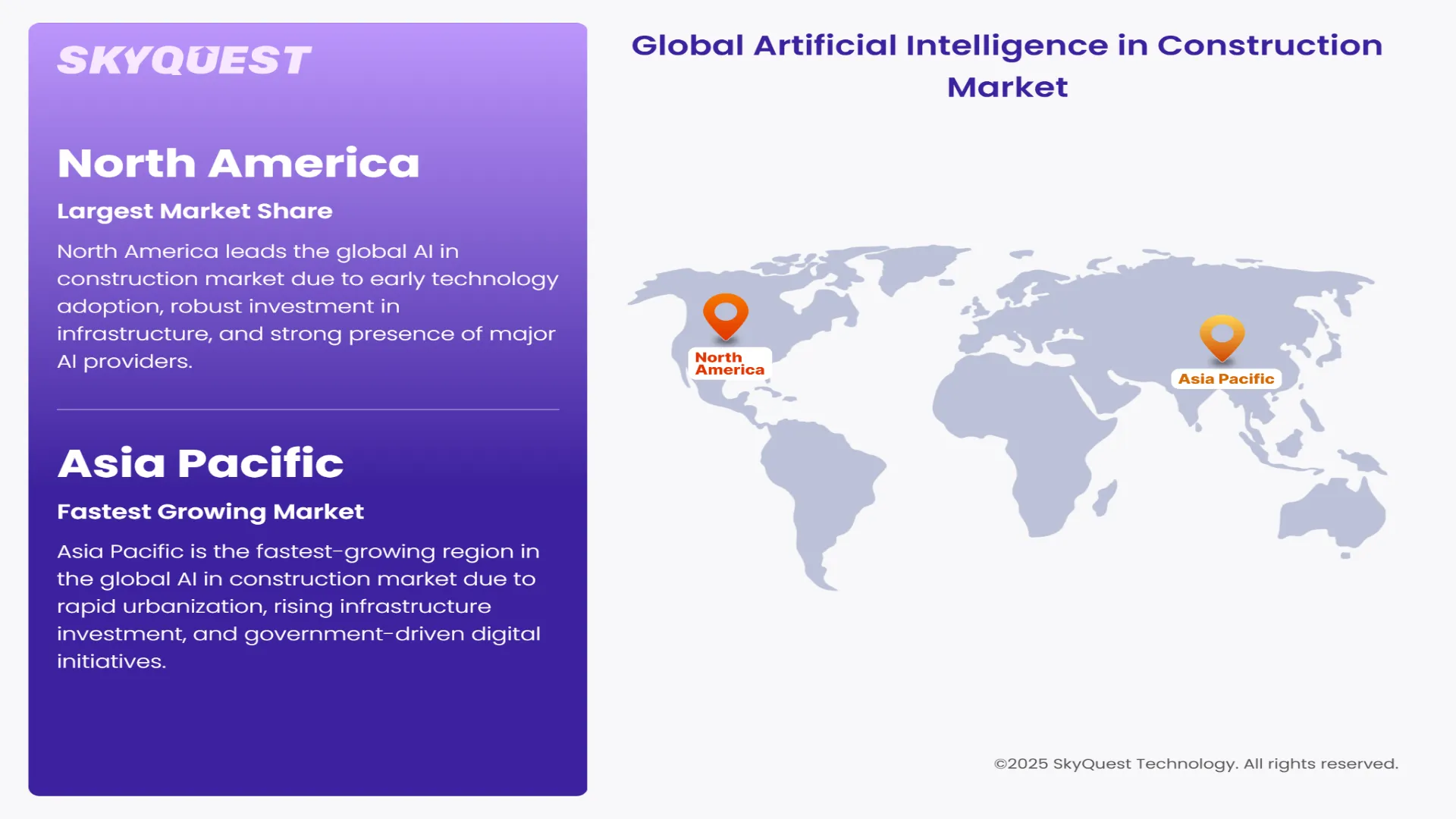Artificial Intelligence in Construction Market Regional Analysis