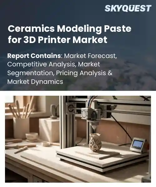 Ceramics Modeling Paste for 3D Printer Market