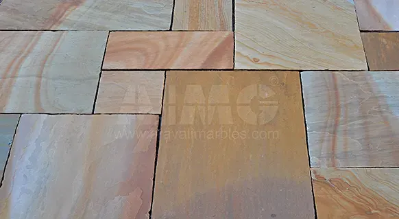 Camel Dust Indian Sandstone Paving