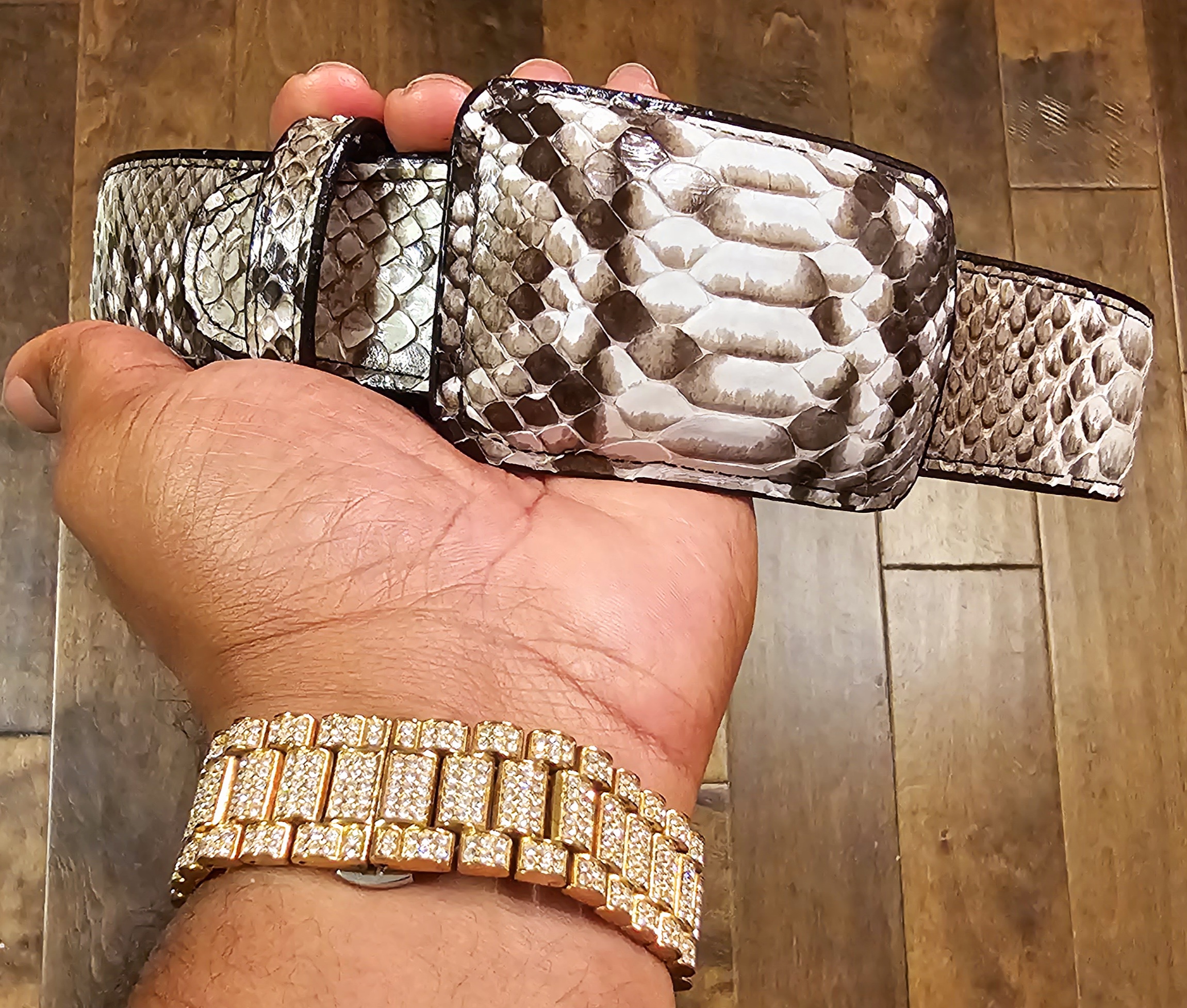 Exotic White Python