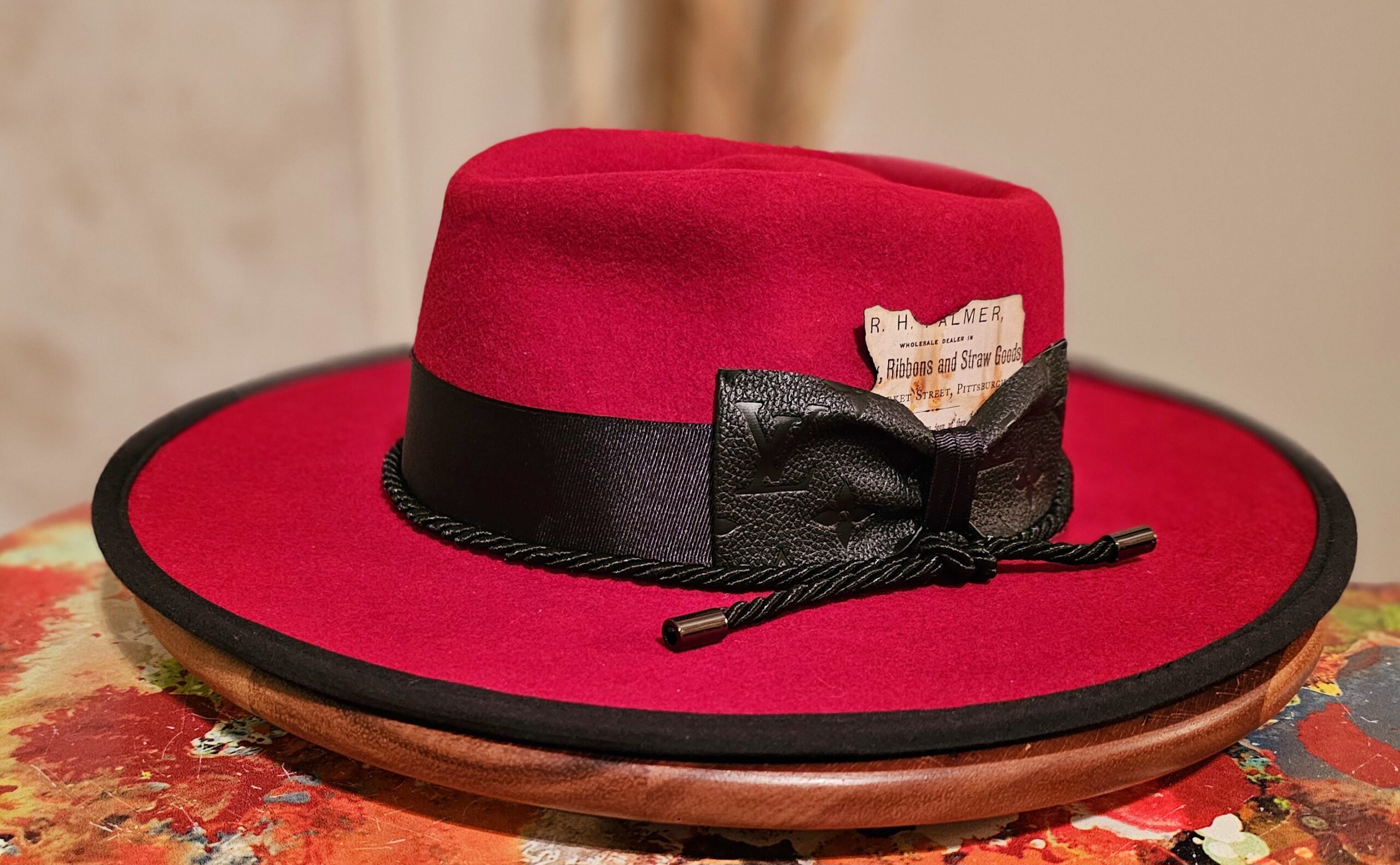 Black sits well on Red