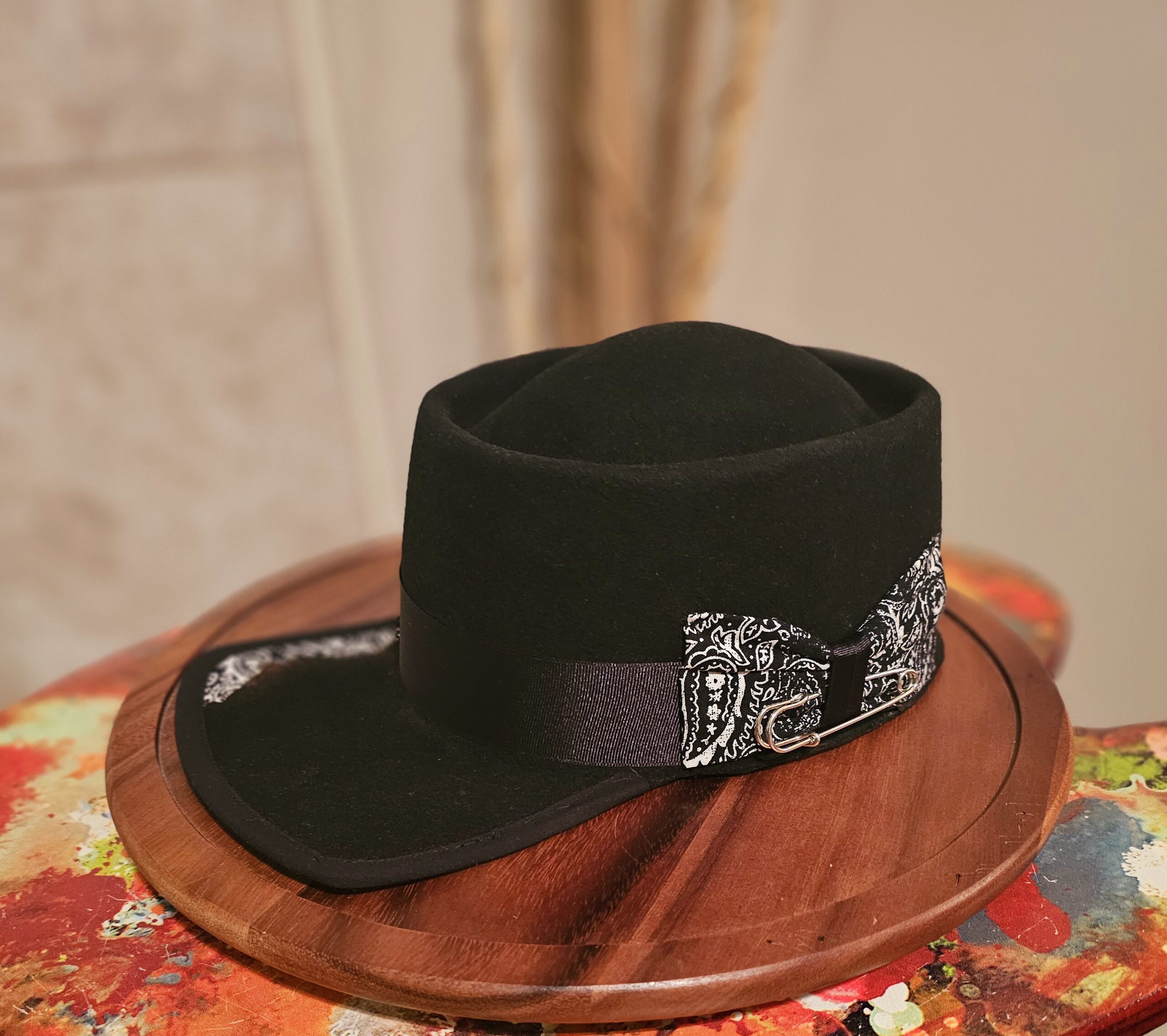 The Luxury Black Fedora Cap