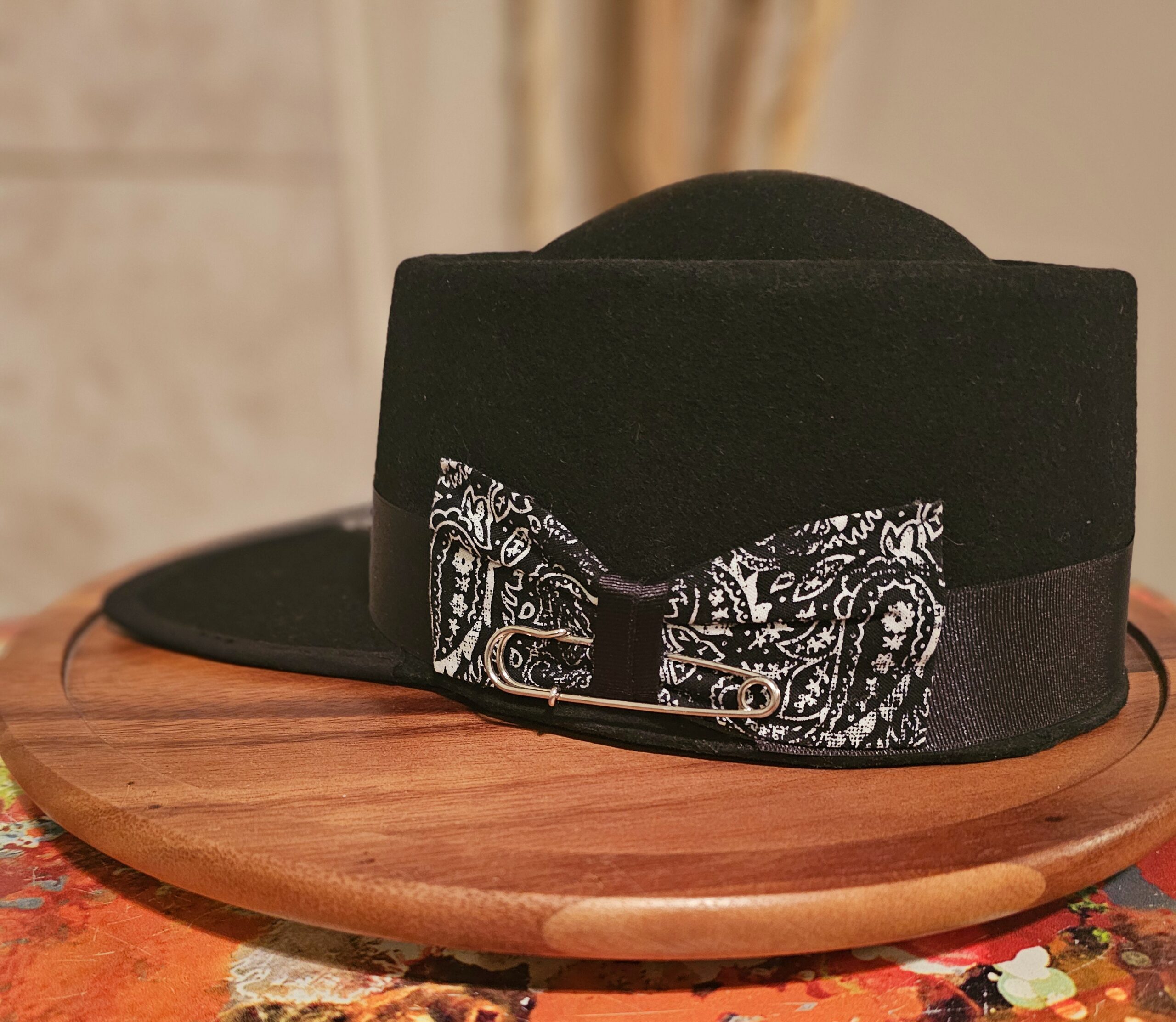 The Luxury Black Fedora Cap