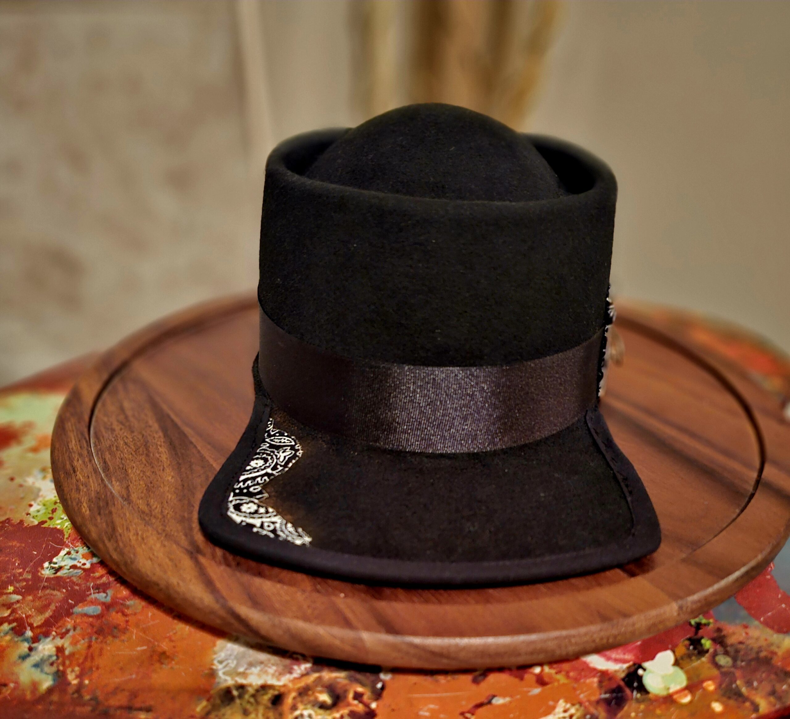The Luxury Black Fedora Cap