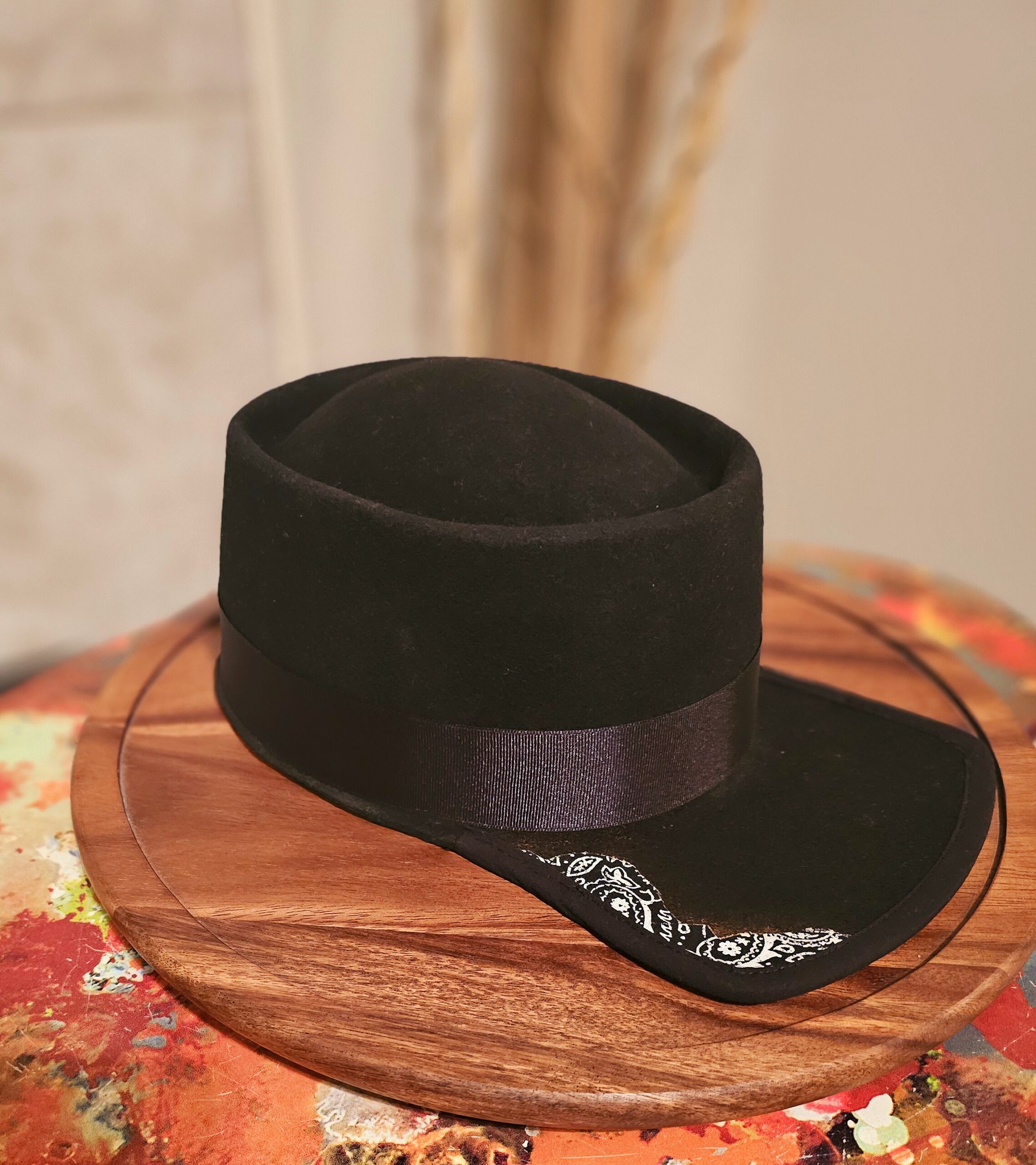 The Luxury Black Fedora Cap