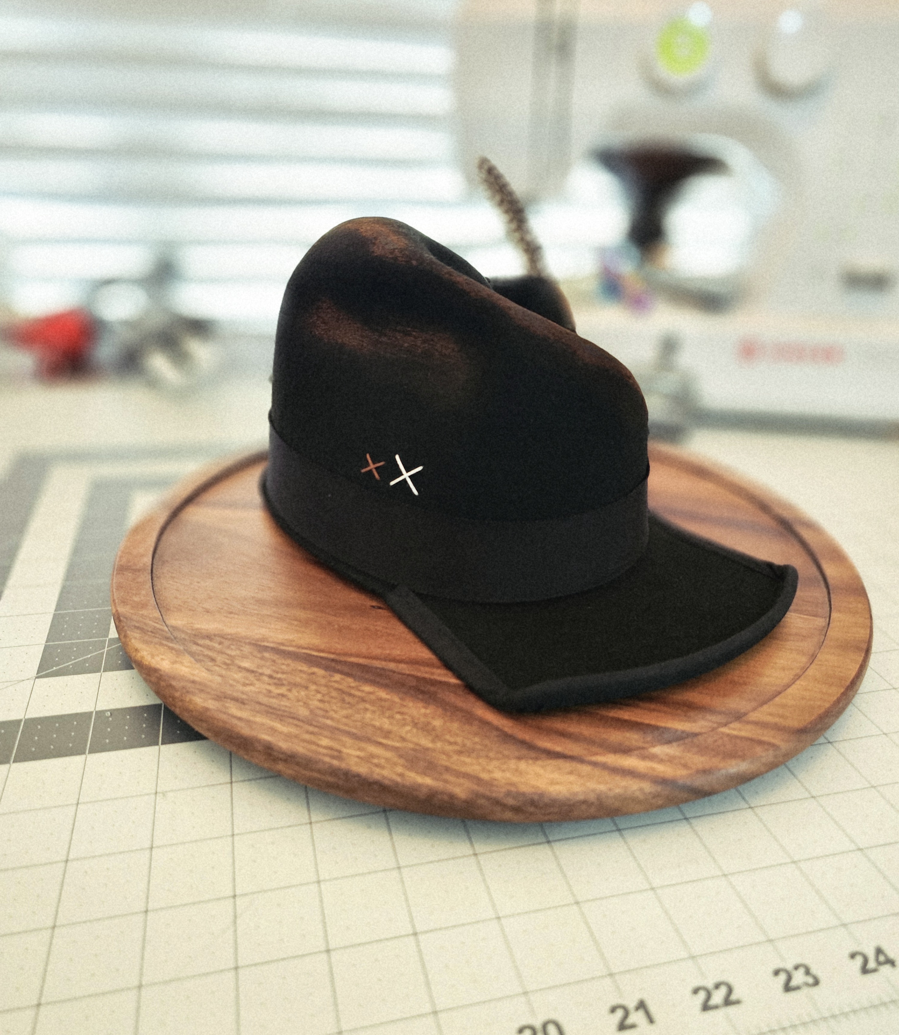 Black Fedora Cap