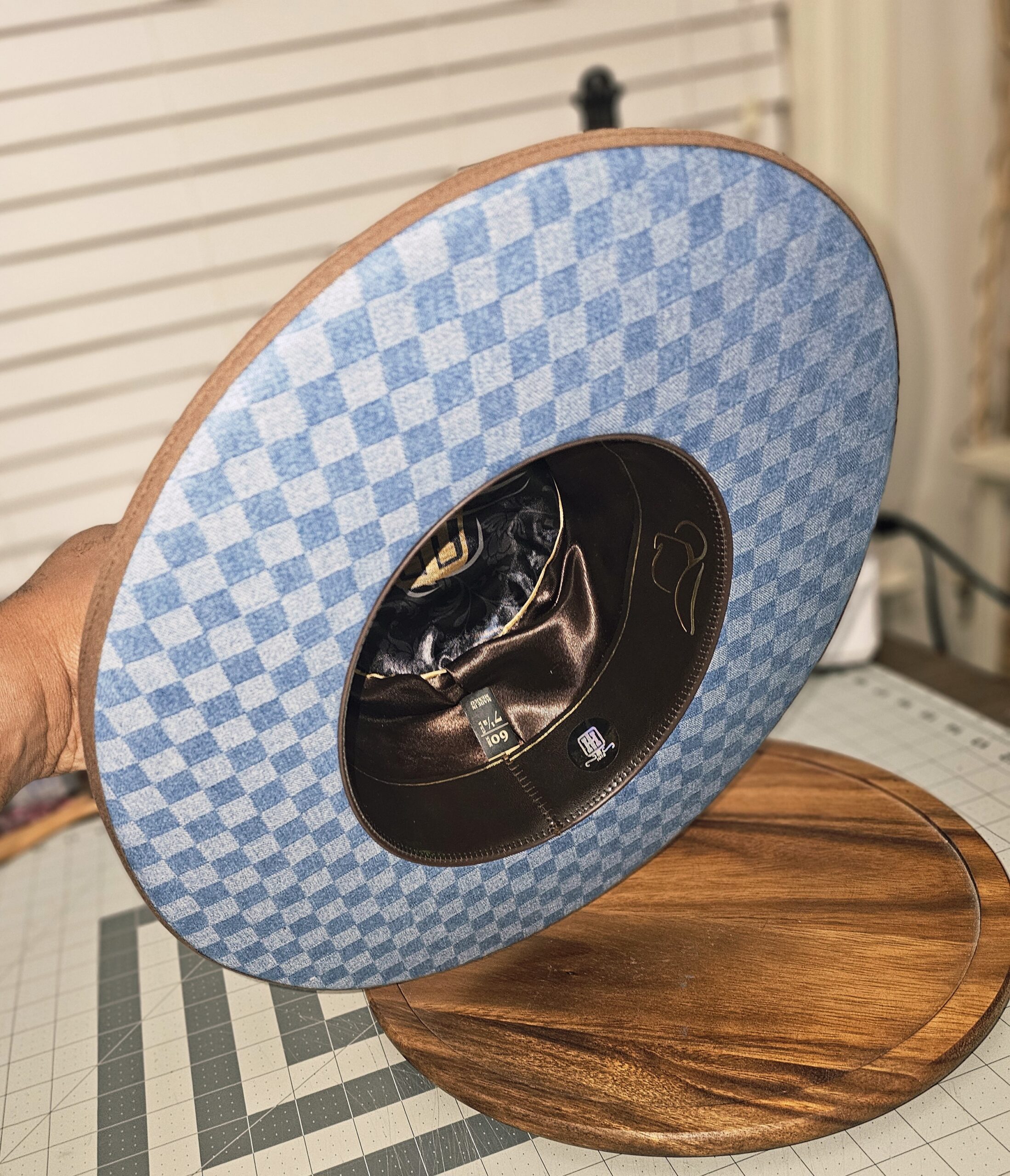 Checkerboard Blue