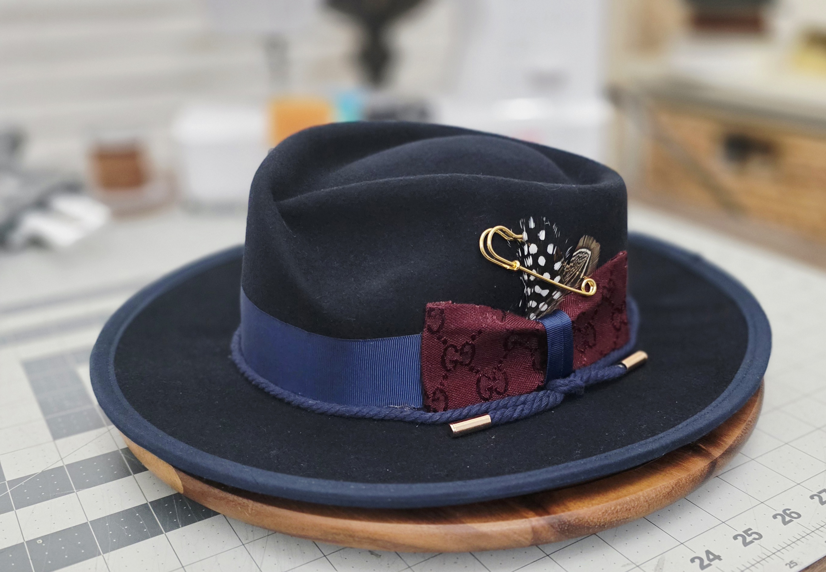 Navy Burgundy art