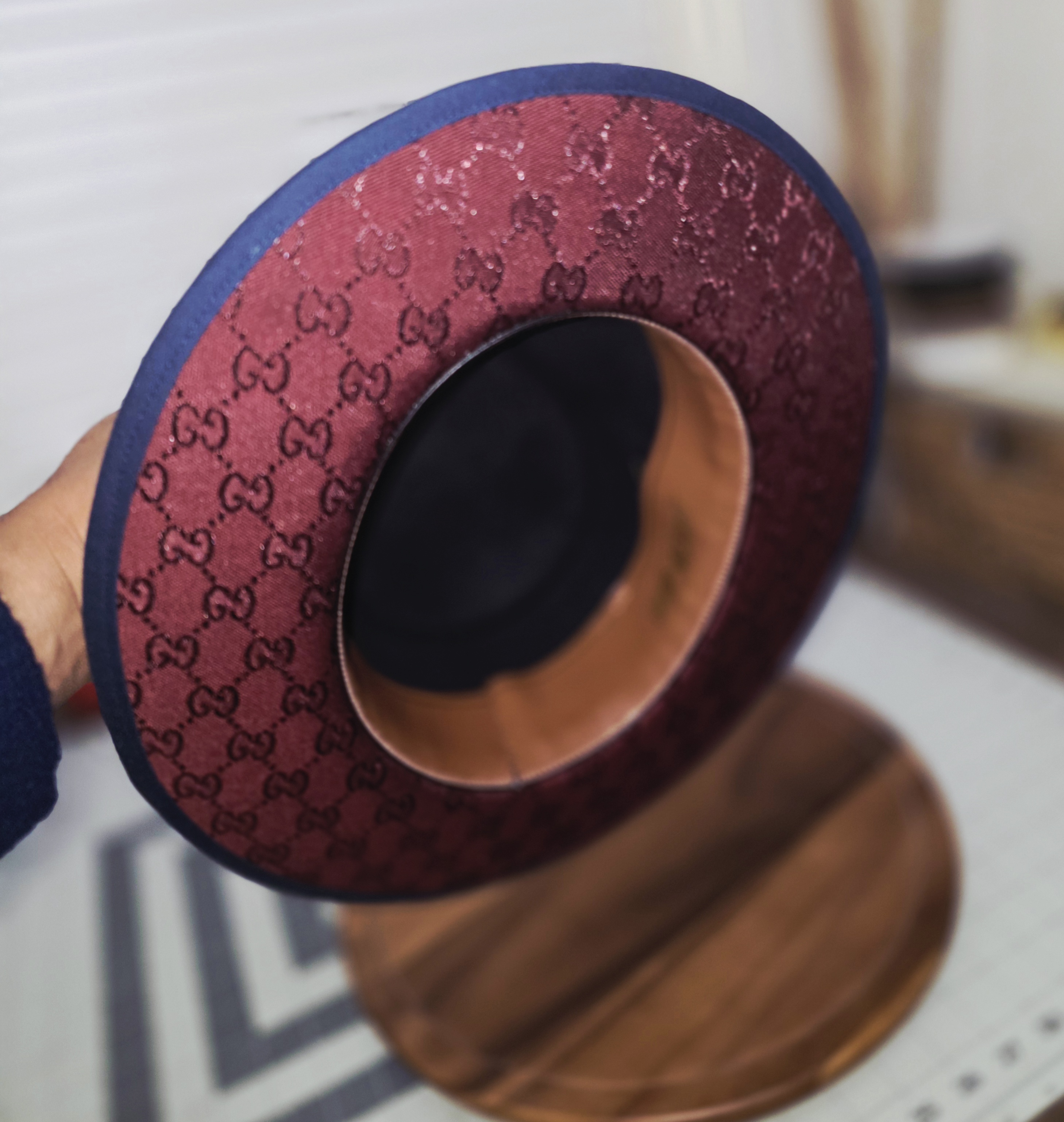 Navy Burgundy art