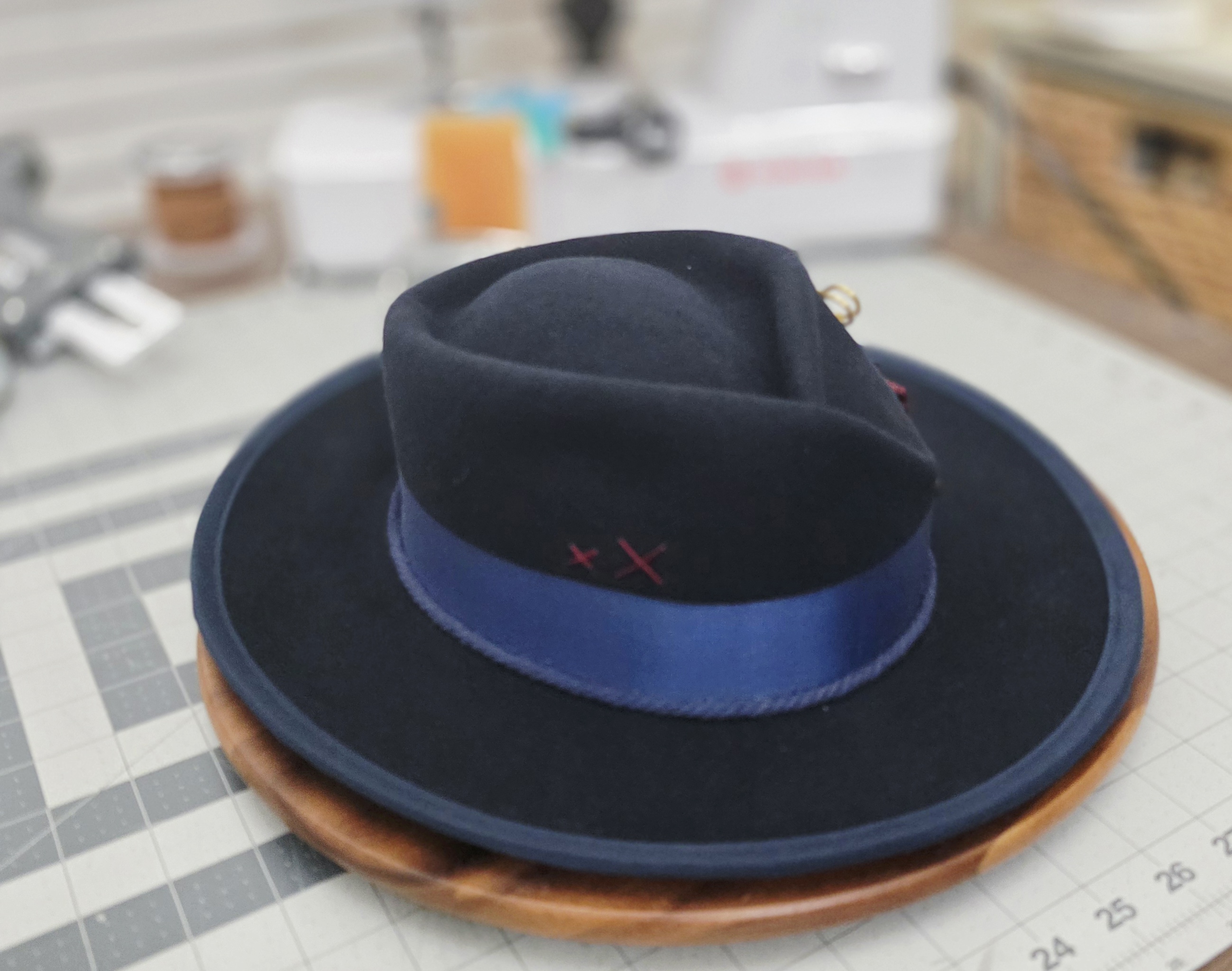 Navy Burgundy art
