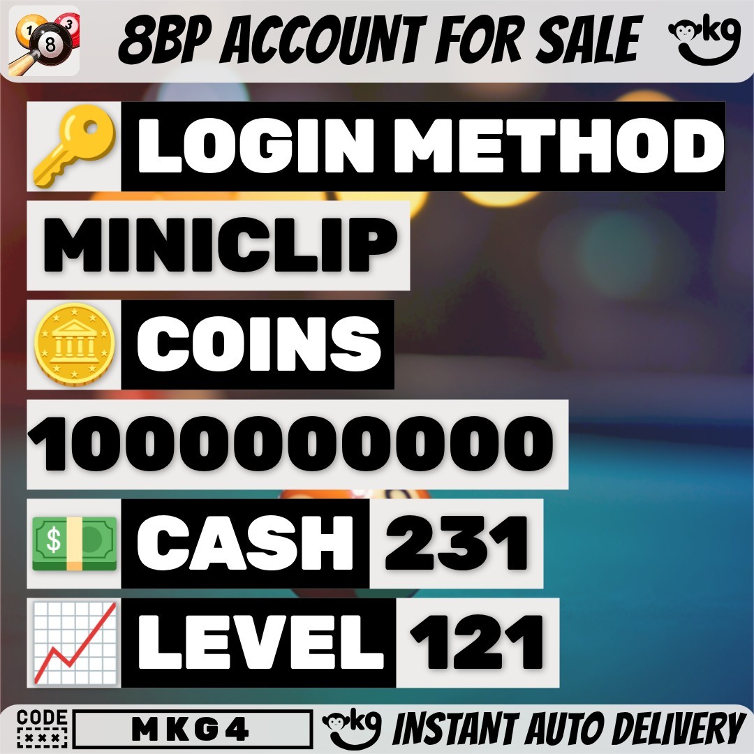 (IOS/Android/Miniclip/Facebook) 8 Ball Pool Account – 1B Coins VIP Black Diamond | 17/20 Legendary | 5 Maxed Cues | Archon Cue (IOS/Android/Miniclip/Facebook) 8 Ball Pool Account – 1B Coins VIP Black Diamond | 17/20 Legendary | 5 Maxed Cues | Archon Cue