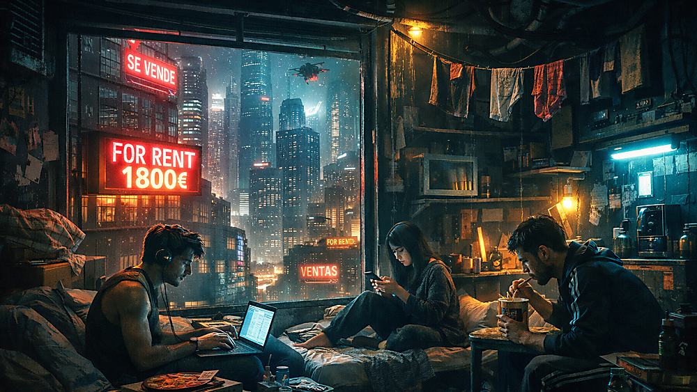 Tranquilidad en el mercado inmobiliario: ahora solo necesitas dos trabajos y medio para pagar un estudio sin ventanas