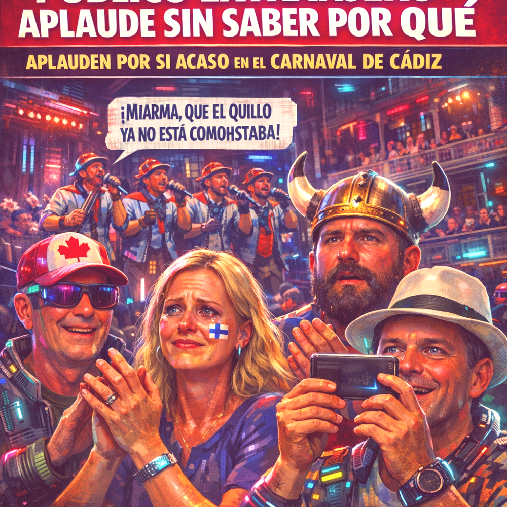 Público extranjero aplaude sin saber por qué
