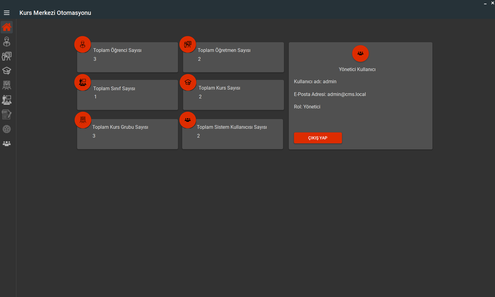 Course Management System
