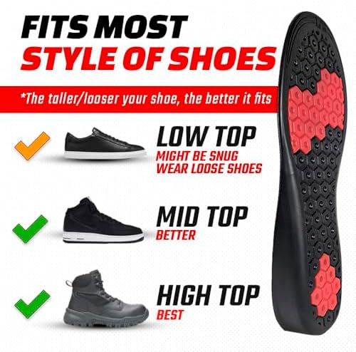 Vue 4 de Semelles Rehaussantes Hommes Cm