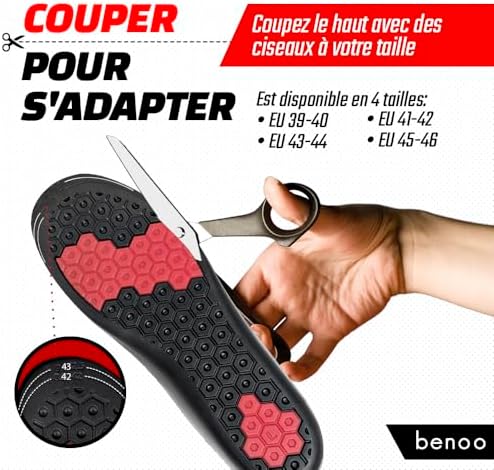 Vue 5 de Semelles Rehaussantes Hommes Cm