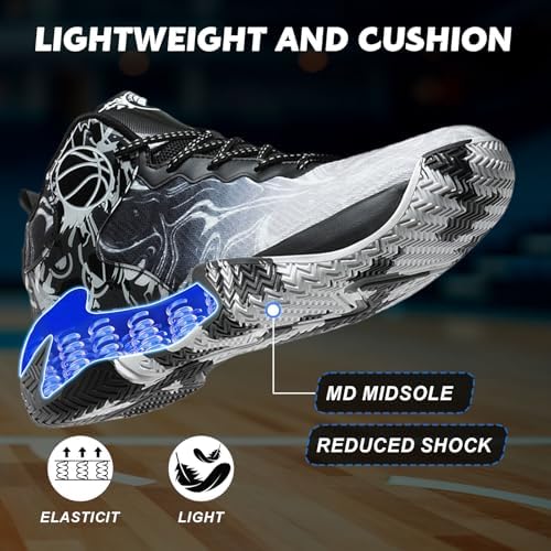 Vue 3 de Chaussures De Basketball Pour