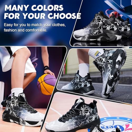 Vue 5 de Chaussures De Basketball Pour