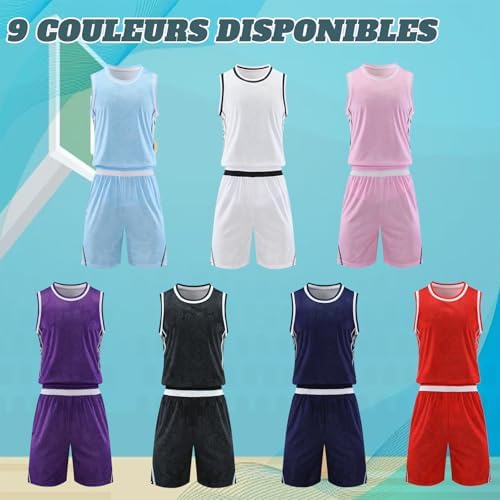 Vue 5 de Maillot De Basket Personnalise
