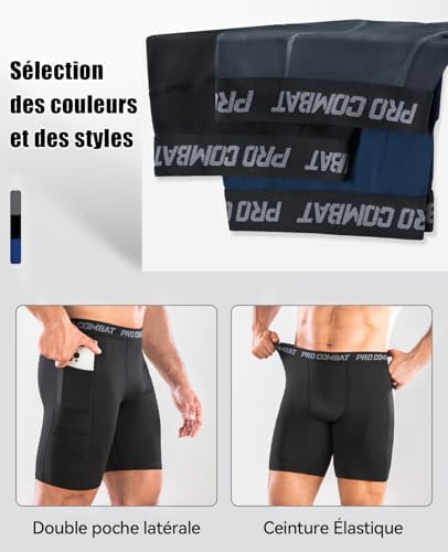 Vue 5 de Pieces Short Running Homme
