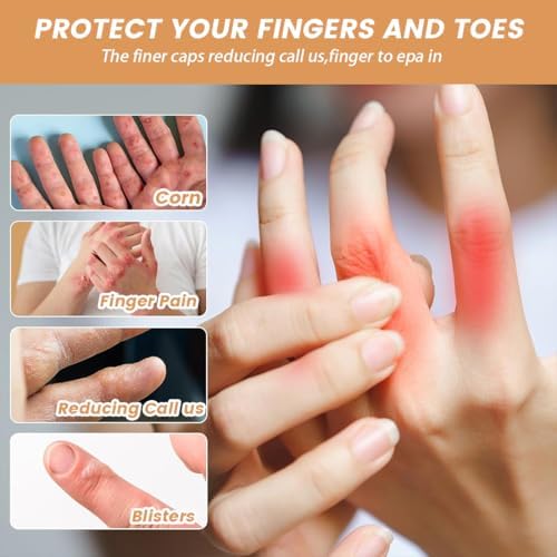 Vue 5 de Pcs Protegedoigts En Silicone