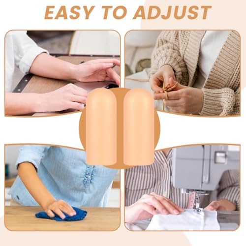 Vue 6 de Pcs Protegedoigts En Silicone