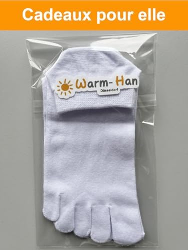 Vue 6 de Coton Chaussettes Orteils